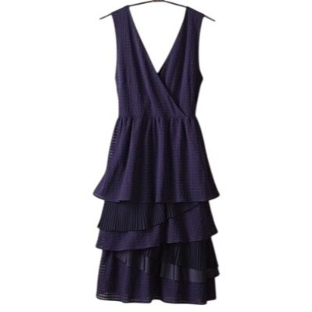 Ric Rac x Anthropologie Gingham Woven Eclectic Midi Dress Vintage Boho Feminine - Picture 13 of 16